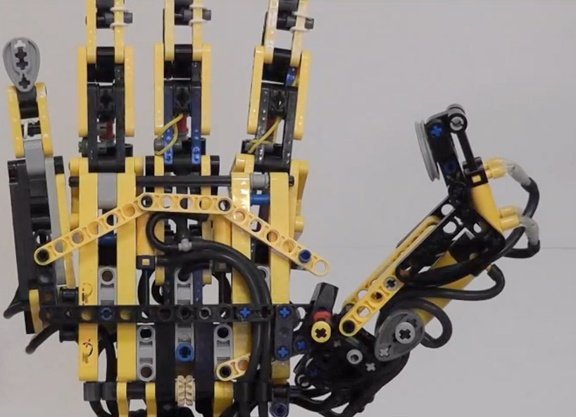 prosthetic arm built from LEGO